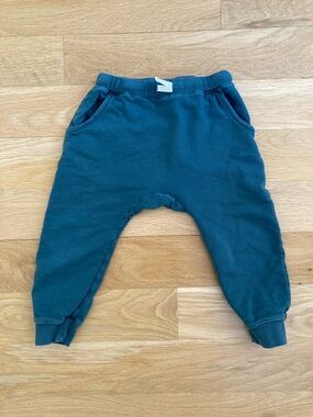 Les Gamins Classic Slim Sweatpants - Mountain Green / 18-24mo